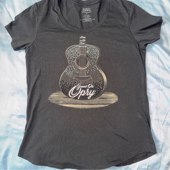 GRAND OLE OPRY Country Music Bedazzled T-Shirt, Rhinestones Bling, Women’s Sz M - Picture 2 of 7
